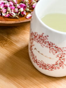 recette thé rose santé femme cycle menstruel 