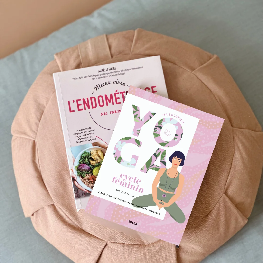 Livres aurélie maire yogathérapie et santé de la femme Endométriose au naturel solution yoga cycle hormonal féminin